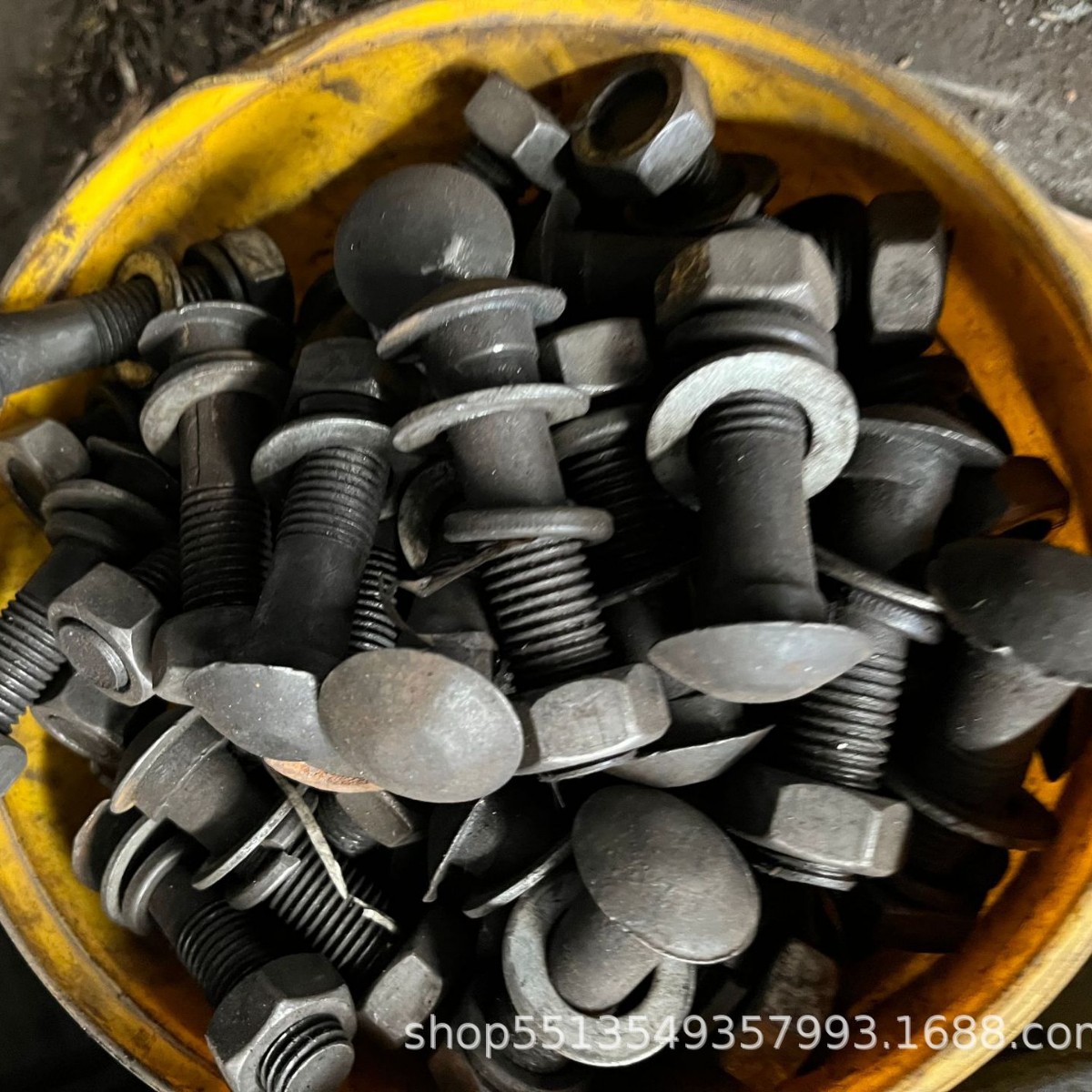 轨道钢连接板配件半圆头鱼尾螺栓 碳钢鱼尾丝现货速发