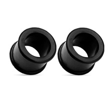 黑色轮子硅胶耳廓穿刺饰品耳扩环跨境销售EBAY亚马逊WISH厂家现货