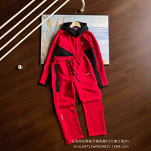 一件代发 25春秋季爆款男士NOCTA小钩子连帽开衫卫衣休闲运动套装