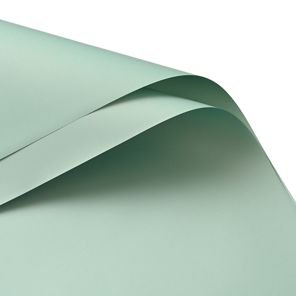 Jiemi materiales de flores florería floristería papel de embalaje de flores impermeable papel euroasiático de dos colores color sólido papel Ouya papel de embalaje de ramo