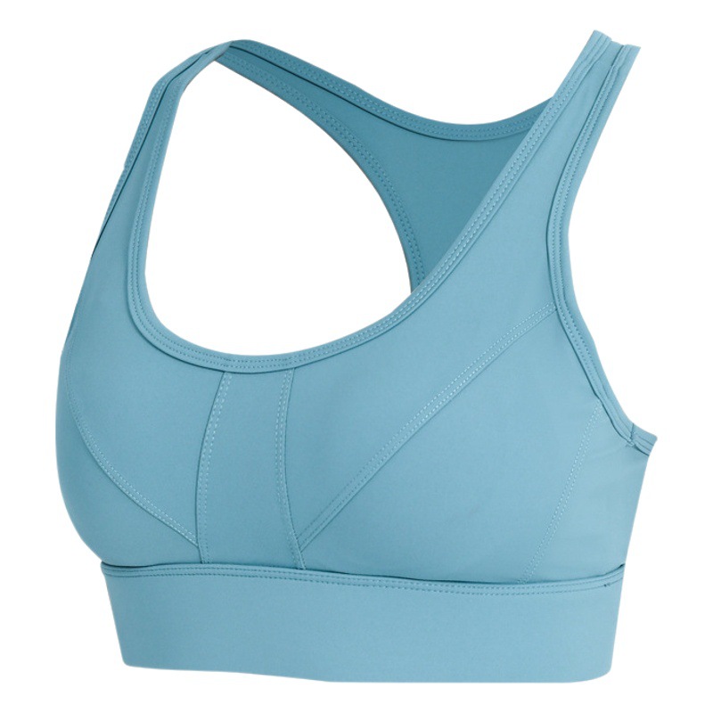 Nueva belleza espalda yoga correr fitness BRA alta resistencia a prueba de golpes de una pieza fija pecho pad deportes ropa interior para mujeres