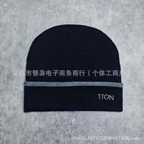 Cross-border Hot Selling European and American Fashion Jacquard Knitted Cold Hat Men's Toe Cold-proof Wool Hat