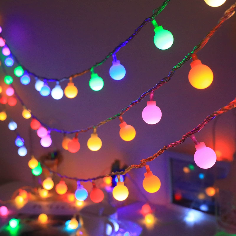 LED-гирлянда на батарейках, тёплый белый и многоцветный, 1.5–50 м, батарея/USB/сетевой адаптер, мигательный или постоянный режим