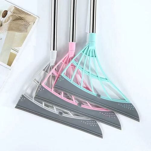 Manufacturer wholesale black technology magic broom silicone sweeping floor cleaning floor wiper household toilet lazy broom