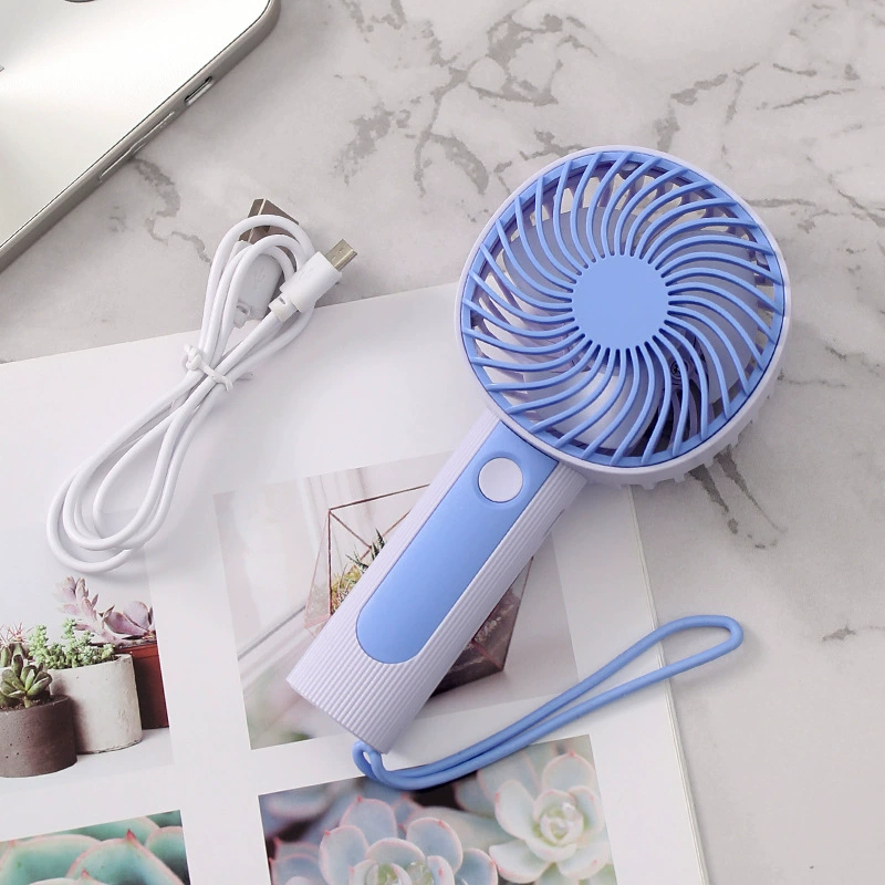 Cartoon small handheld travel table air fan, new collection