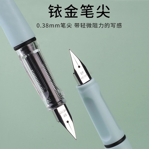 HERO hero pen 1359 special calligraphy pen for third grade students, extra fine posture pen, ink bag pen, stationery wholesale