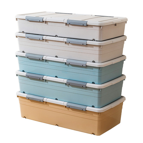 Golden Cat drawer-type under-bed storage box under-bed storage box under-bed storage box with wheels extra large organizing box