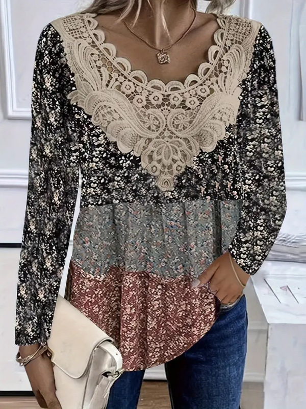 2024 ヨーロッパとアメリカの新しいクロスボーダー婦人服ファッション秋冬トップス Tv 襟 AliExpress Amazon 限定|undefined