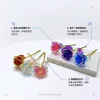 1688永生花组合仿真玫瑰批发_高级感送礼