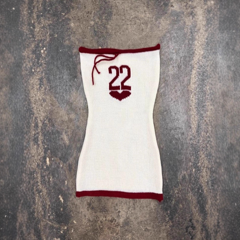 European and American Sexy Hotties Y2K Printed Tube Top Dress with Unique Design, Slim Fit, Sweet and Spicy Style, Off-Shoulder Dress European and American Sexy Hotties Y2K Printed Tube Top Dress with Unique Design, Slim Fit, Sweet and Spicy Style, Off-Shoulder Dress