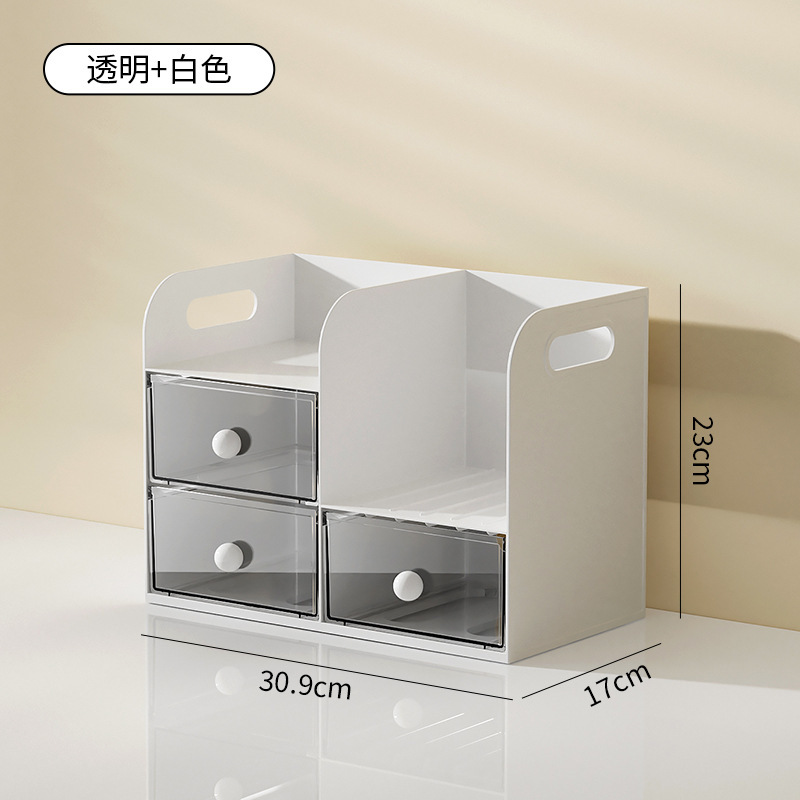 Escritorio dormitorio de estudiantes papelería portalápices estante multifuncional París estación de oficina romántica libro caja de almacenamiento