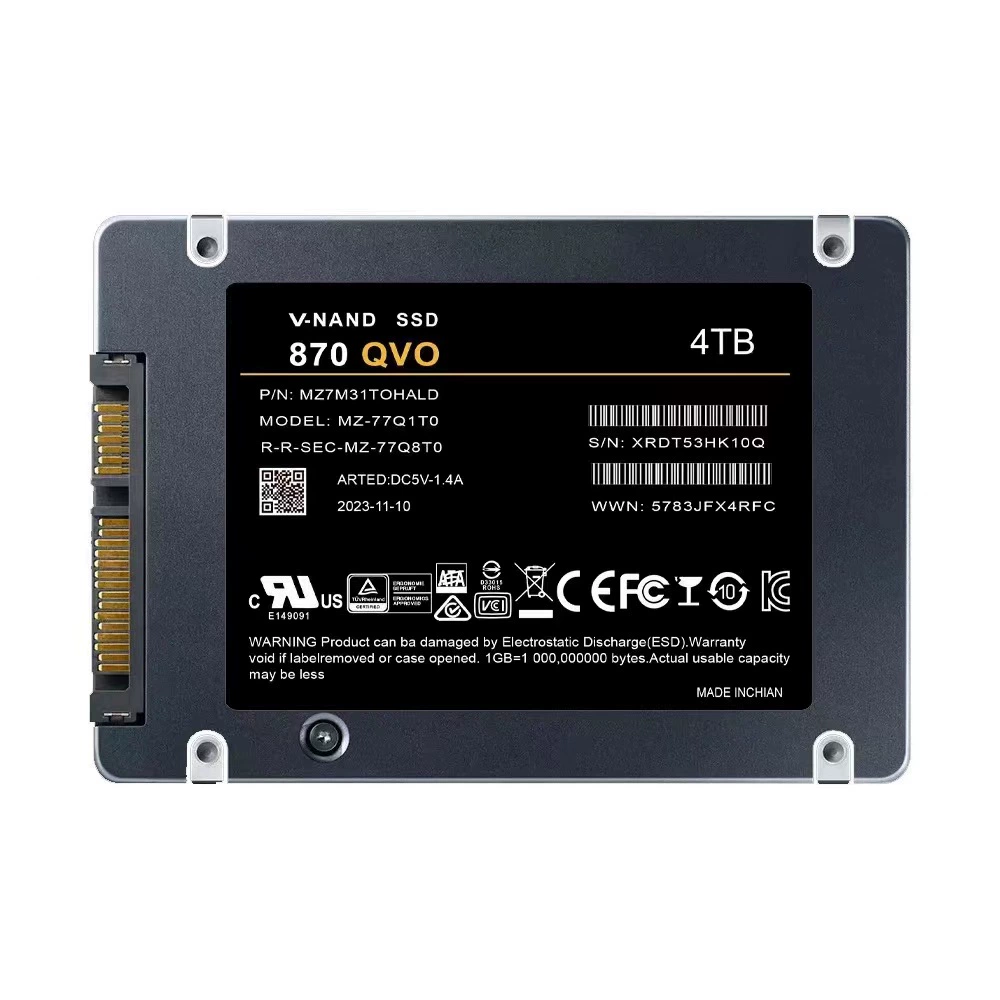 Новый трансграничный твердотельный накопитель SSD для ноутбука, настольного компьютера, твердотельный жесткий диск 870QVO1TB с портом SATA 2,5 дюйма