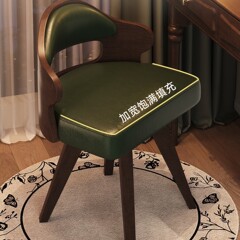 実木家庭用回転コンピュータ椅子学生の本と椅子はシンプルで小型で小型で、オフィスチェアの背もたれと化粧椅子の椅子です。