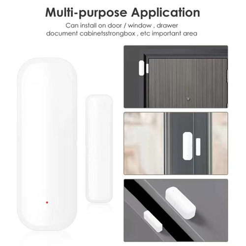 Graffiti WiFi magnetic door sensor Zigbee magnetic door sensor smart door window sensor Alexa PIR alarm