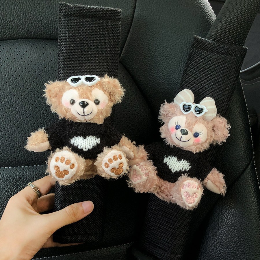 Funda Protectora de Felpa para Cinturón de Seguridad de Auto Decorativa