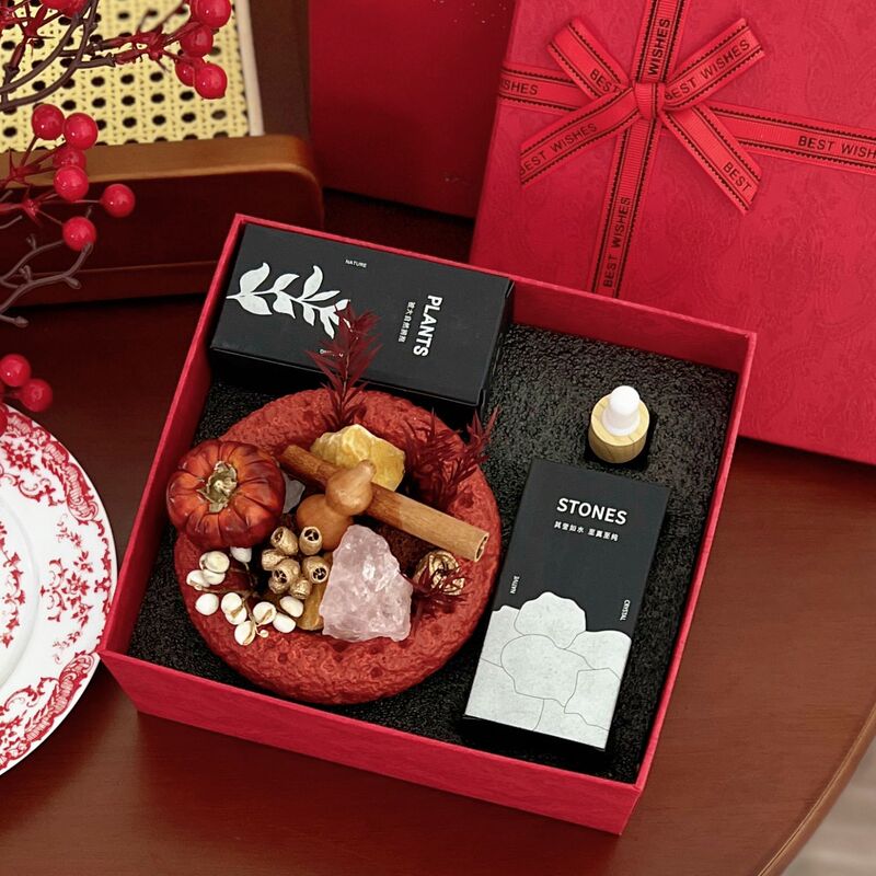 Cornucopia Aromatherapy Sparkstone Expanding Incense Stone Ornaments Wealth Gathering Wealth Gathering Wealth Living Room Bedroom Household Birthday Gift Box