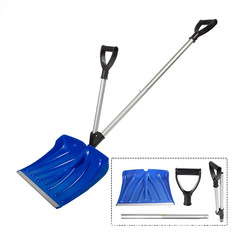 Manufacturer wholesale 2-in-1 double-handled labor-saving 18-inch snow shovel snow shovel snowboard snow removal tool grain shovel
