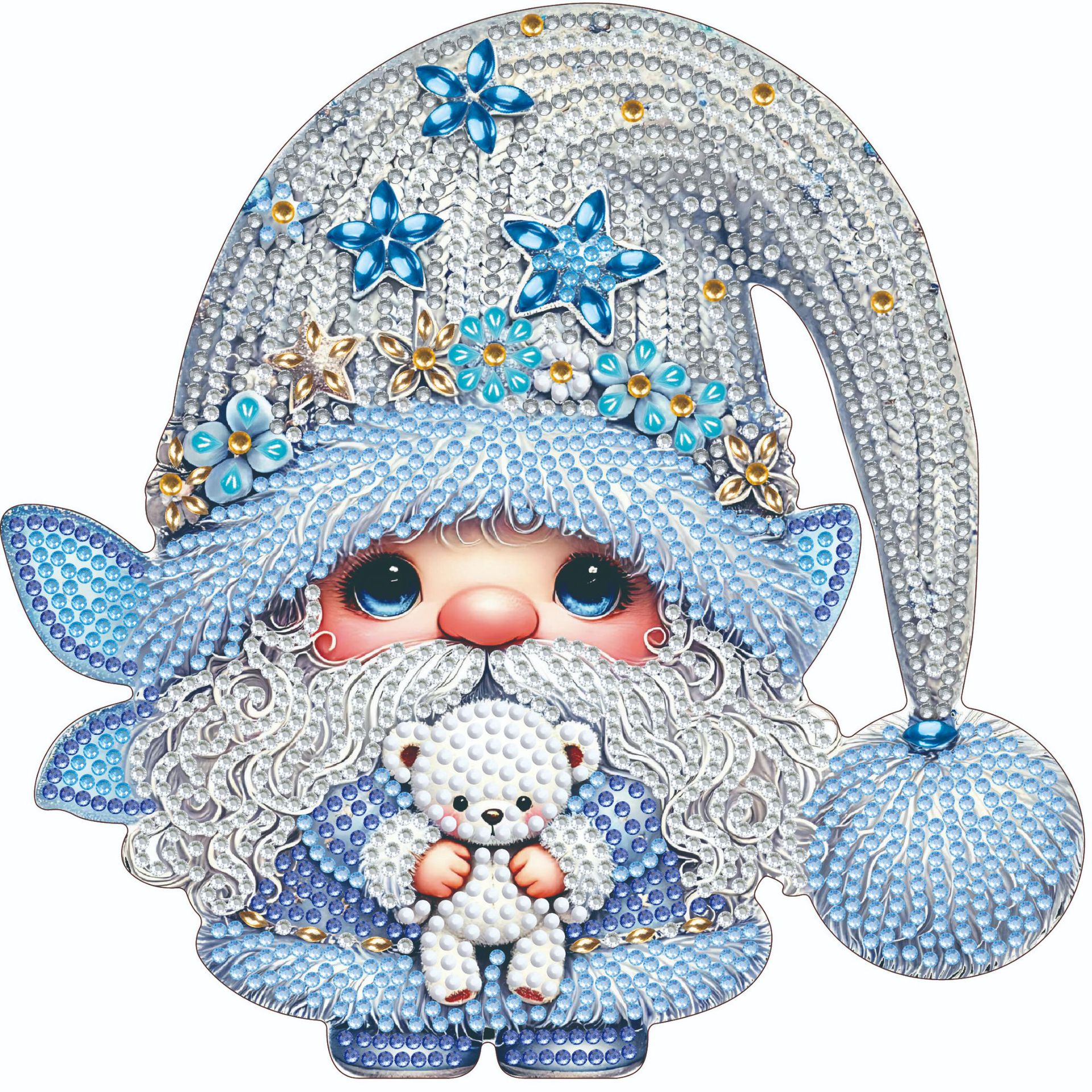 Diamante de bricolaje hecho a mano transfronterizo dibujo punto diamante 5D placa de yeso tridimensional adorno de juguete dinosaurio dibujos animados pintura infantil