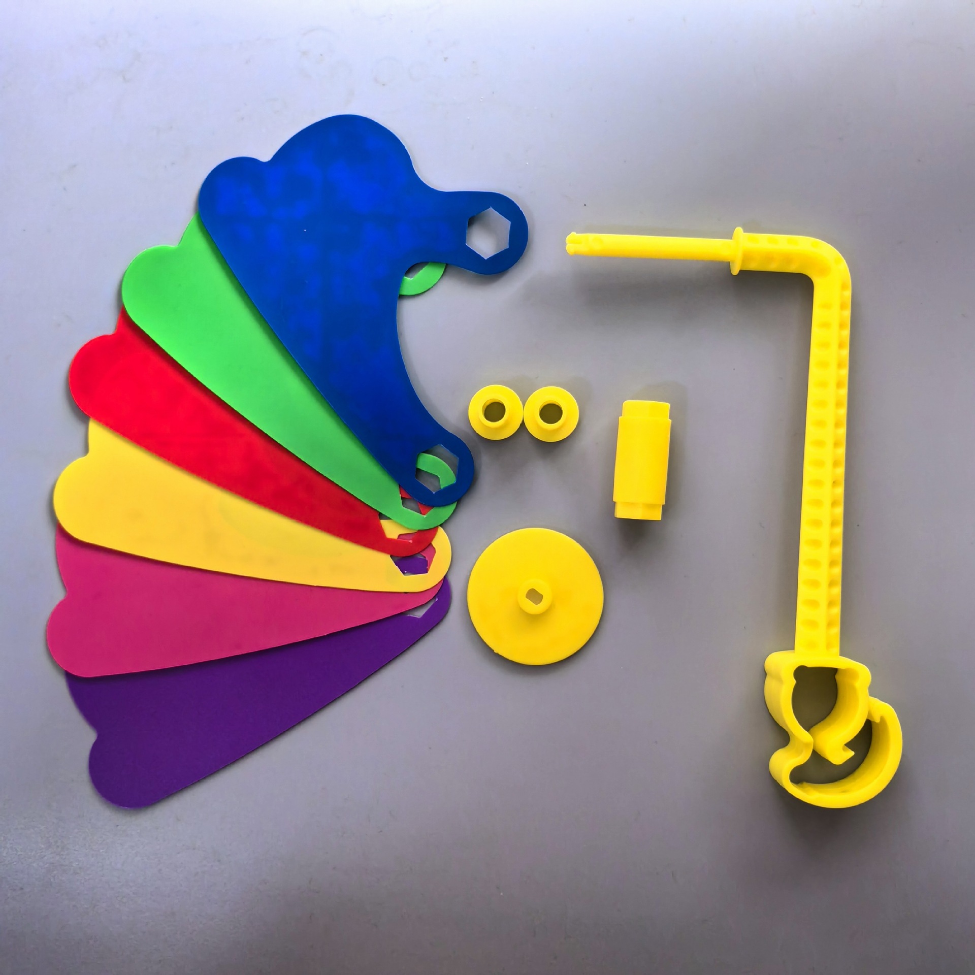 Long rod with accessories + windmill pieces
