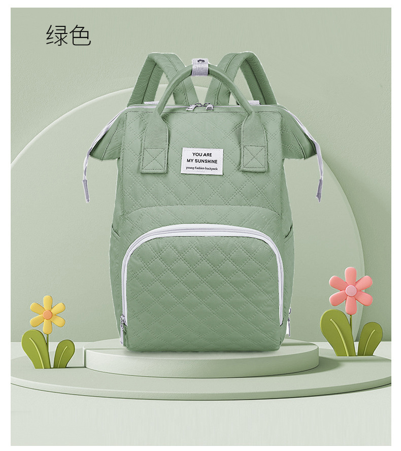 Fashionable Korean-style double-shoulder mommy bag, multi-functional maternity bag, large-capacity baby and maternal products storage bag, milk storage bag undefined