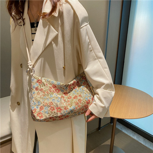 包包女新款大容量洋气女包秋季时尚单肩腋下包简约休闲托特包