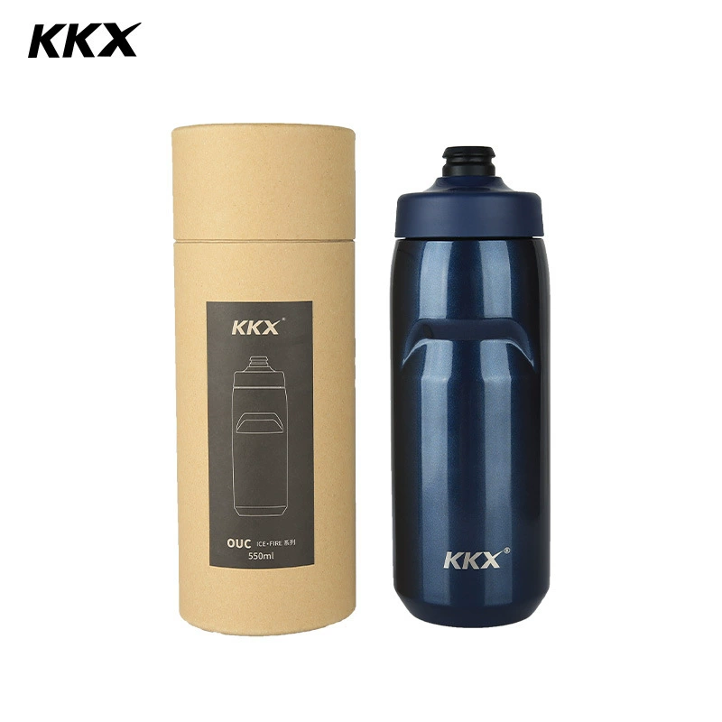 KKX нержавеющая сталь двойной стенки изоляционная холодная бутылка для воды для езды по дорогам и горам на открытом воздухе, спортивная пресс-форма изоляционная кружка бутылка