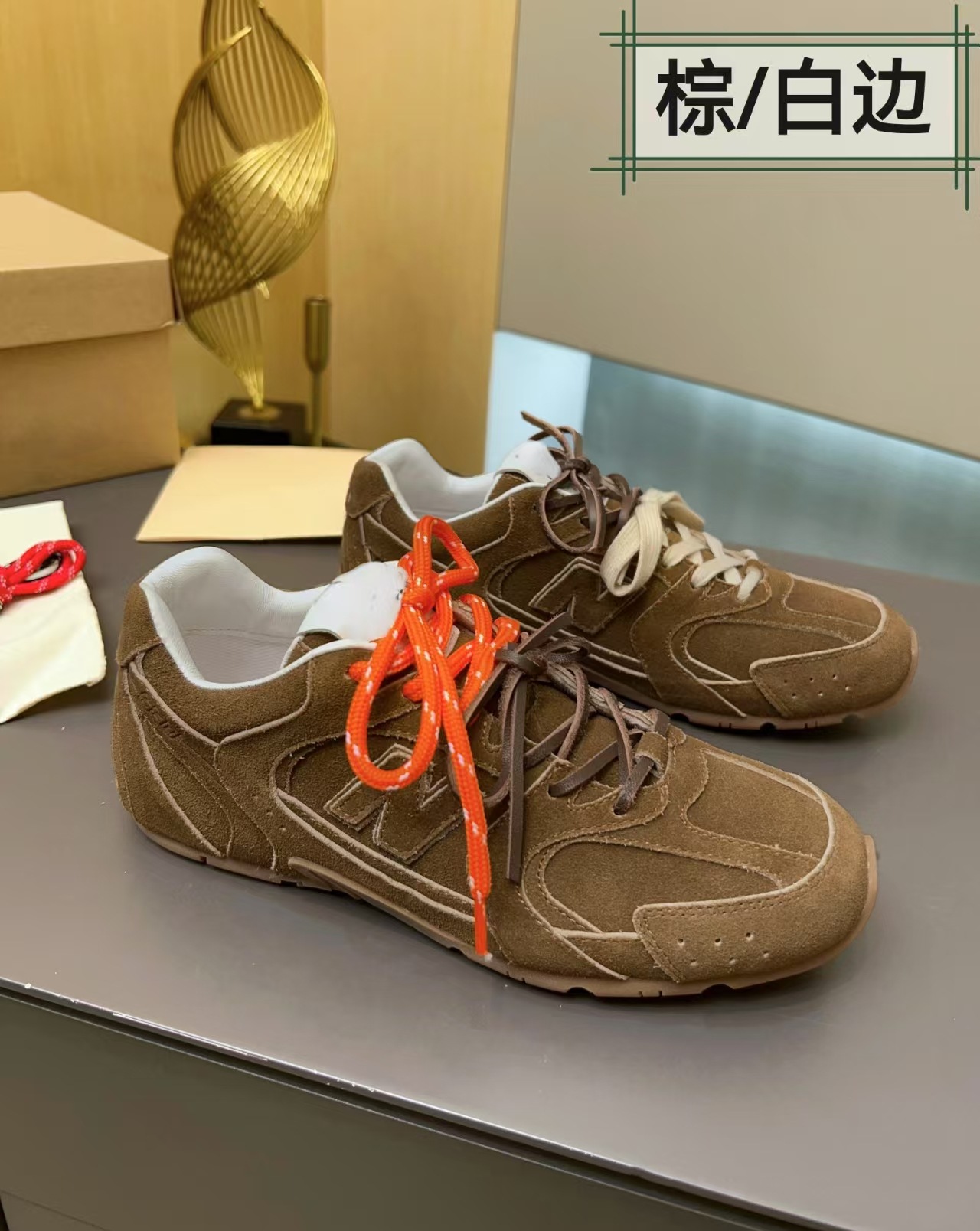 Zapatillas deportivas Agande de suela blanda y punta redonda, estilo casual y sencillo, con cordones bicolor de la marca Miaojia 530, estilo versátil para parejas.