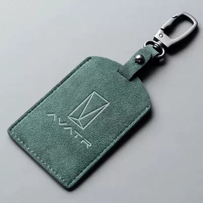 Protective Case for Vehicle, Car key bag - aqita-dark-green-metal-square-buckle