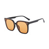 Orange advanced sunglasses, brand glasses, Korean style, high-quality style