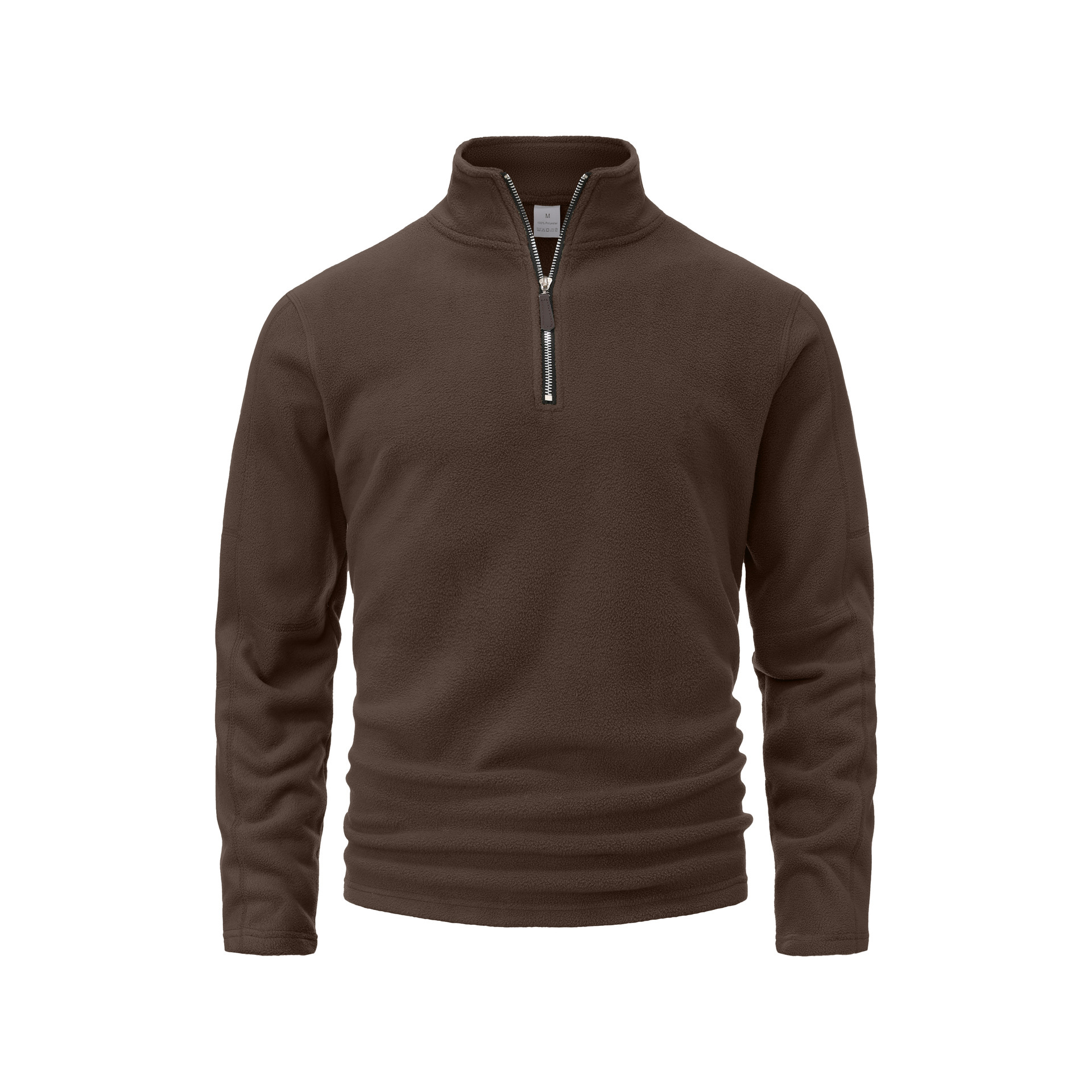 Otoño e invierno transfronterizos, suéter de media cremallera para hombres, 100 trajes de terciopelo empalmados, chaquetas de fitness y carreras para hombres