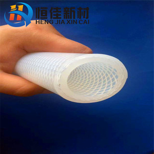 Supply pressure-resistant stretch acid and alkali resistant fiber woven silicone tube braided wire reinforced silicone hose snakeskin silicone tube
