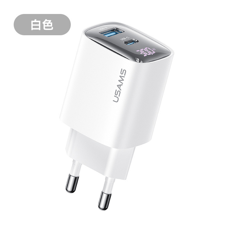 USAMS PD30W cargador de carga rápida para teléfonos móviles digitales para tabletas de Apple TYPEC cabeza de carga estándar británico y estándar europeo