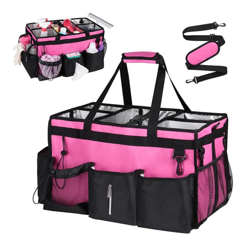 Special Storage Box for Housekeeping Cleaning, Cross-Body Extra Large Cleaning Bag, Cleaning Supplies Storage Belt, Adjustable Shoulder Strap