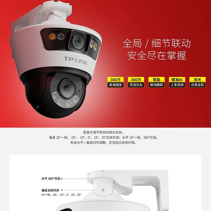 Monitor, waterproof CCTV camera