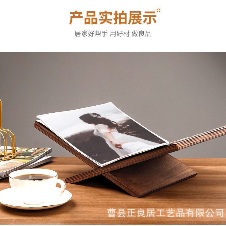 Wooden Bookshelf for Home Study Desk, Book Display Rack, Desktop Book Organizer, Cross-Shaped Bookshelf, Hotel Decoration