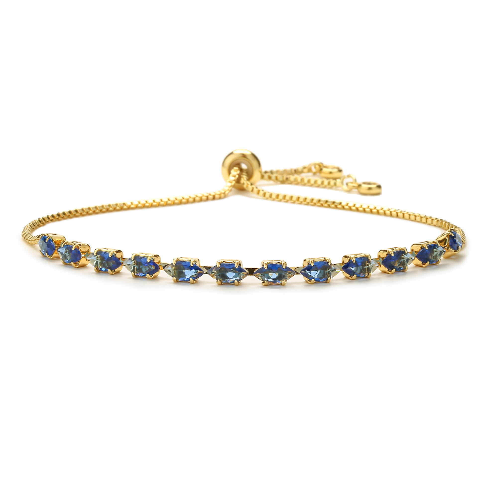 Geometric Pattern Women'S Gender Elegant Shiny Geometric Copper Inlay Zircon Bracelets