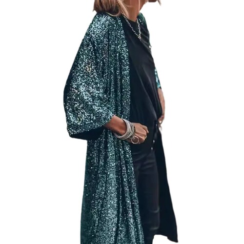 European and American cross-border spring new products Amazon AliExpress fashion party sequined cardigan jacket for women