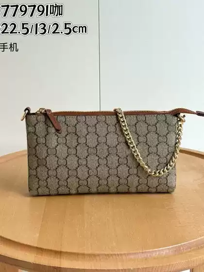 2025 New Gujia Supreme Series Gg Super Mini Shoulder Bag Single Shoulder Armpit Bag Fashionable and Versatile