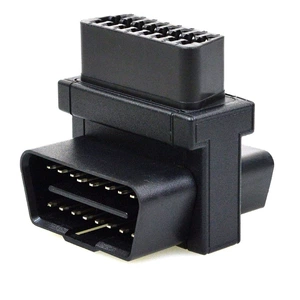 OBDII 16Pin 1-2 extension cord plug OBD2 adapter 1-2 A 16-core 16-pin