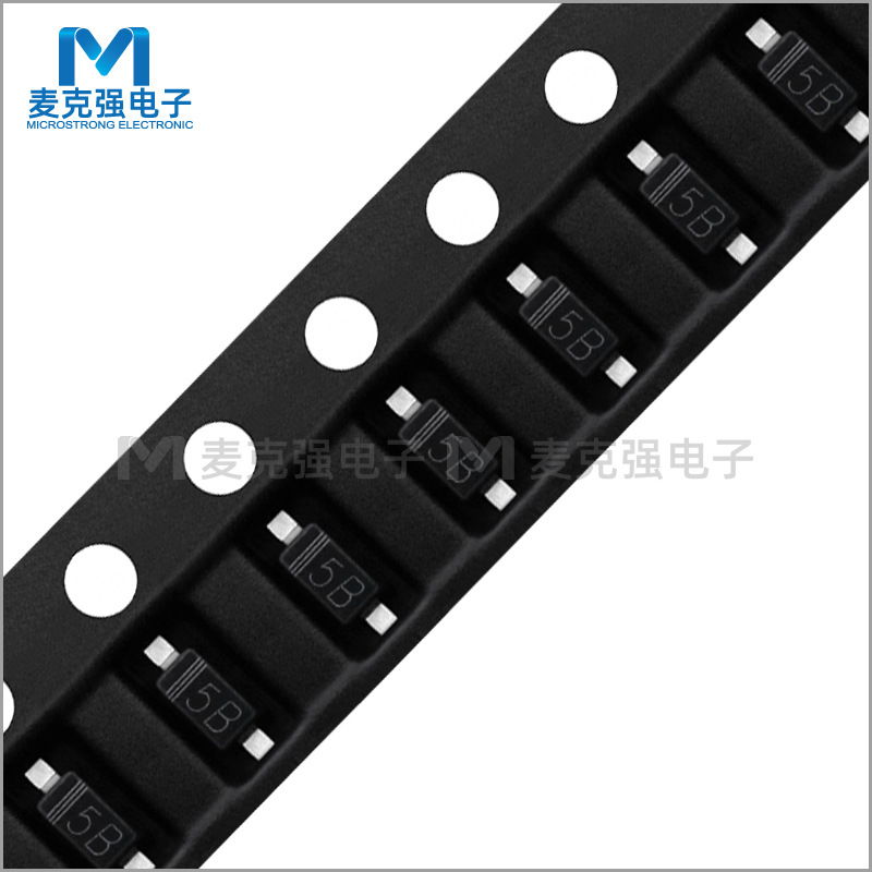 贴片稳压二极管MM1Z10 SOD-123丝印5B 稳压管0.5W 10V体积1206