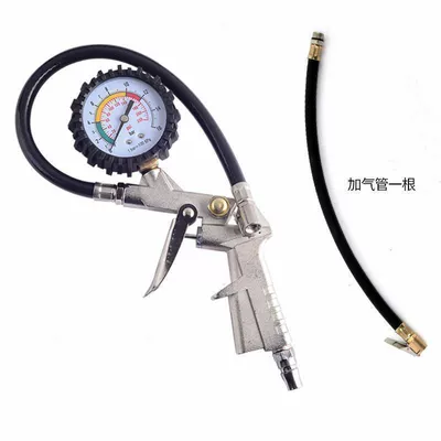 Car tire pressure gauge, motorcycle Air pressure gauge/tire pressure gauge - pointer-type-tire-pressure-gauge-tire-pressure-gauge-spare-air-hose