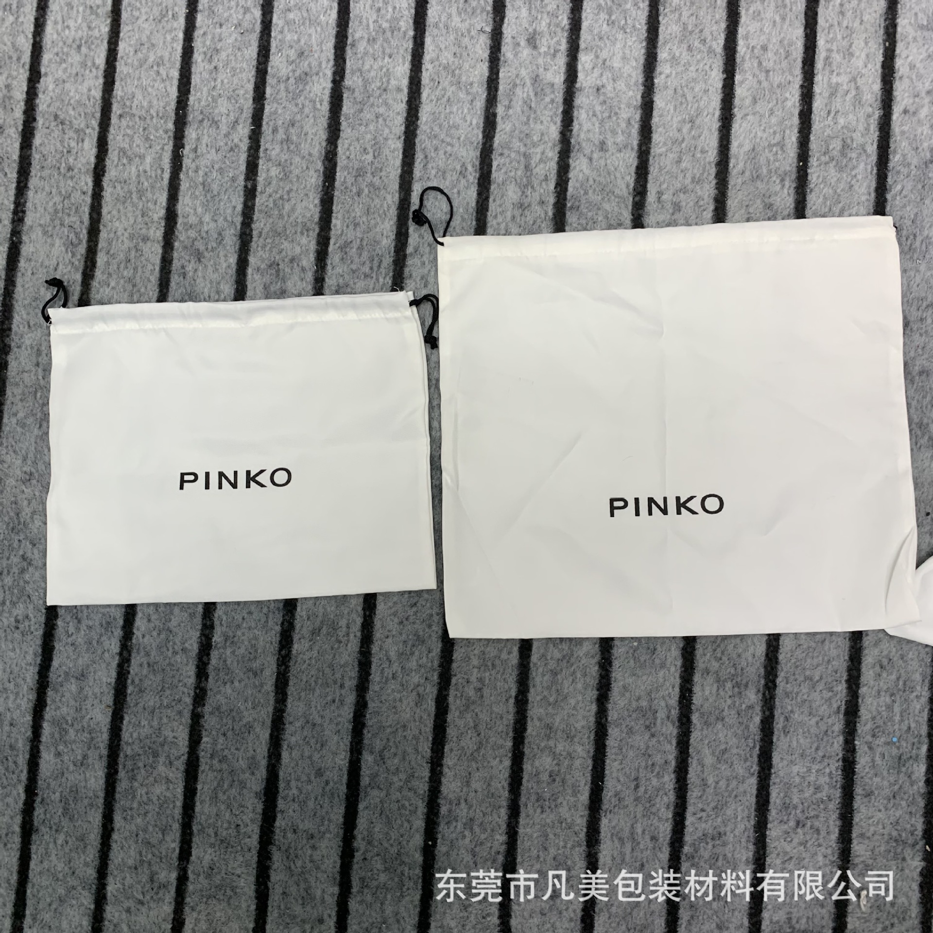 批发化妆品眉刷套装平纹纯棉布袋子 米黄色毛绒玩具6安帆布收纳袋