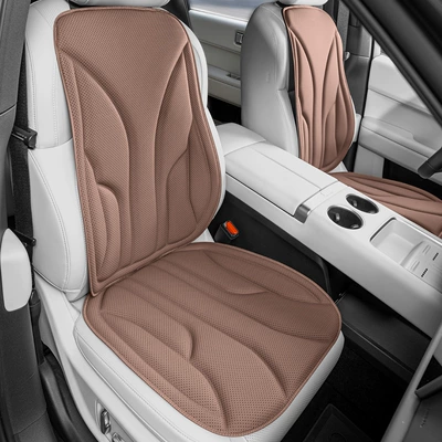 Breathable and Non-Slip, Direct Sales from — Four Seasons Pad - chestnut-brown-seat-cushion-backrest-1-set-luxurious-anti-fouling-leather-latex-cotton-core-not-tired-after-sitting-for-a-long-time