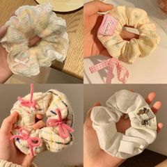 韓國時尚大腸發圈女ins風頭繩發繩馬尾辮束髮頭飾高級感扎頭髮飾