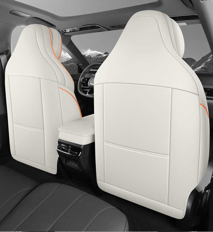 26 models of Lynk & Co 07 EM-P car seat covers, suitable for all seasons, full-coverage leather seat cushions with perforated design