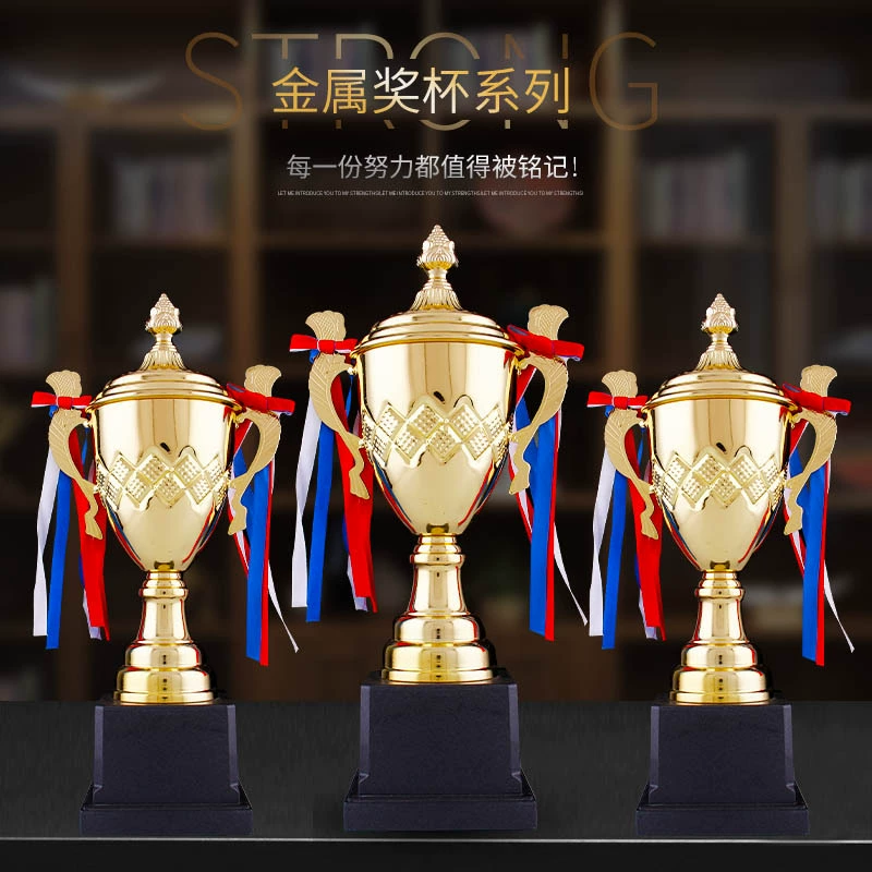 Металлический трофей для школьных игр, чемпион по баскетболу/футболу, награда чемпиона, студенческая честь, приз