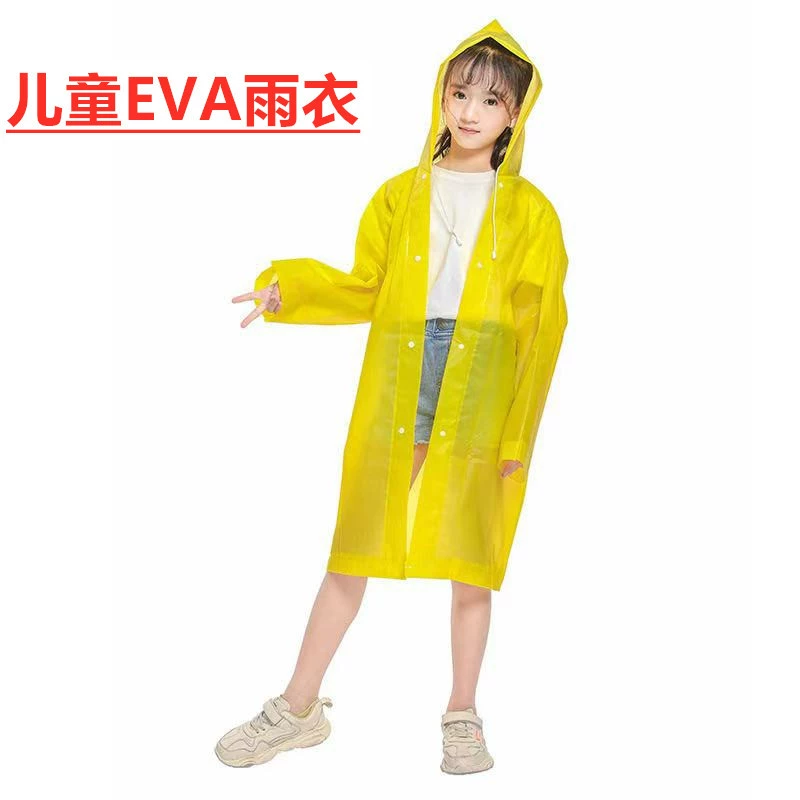 EVA детский одноразовый плащ детский сад ученики и мальчики Открытый пончо оптом
