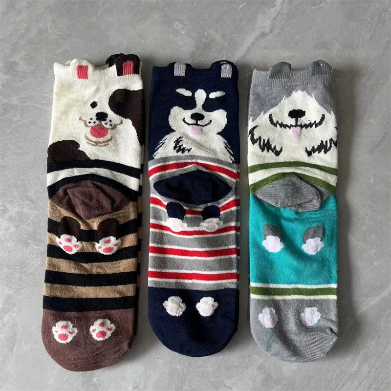 (Cross-border trading), Japanese three dimensional cartoon cute socks, Korean style, mid-length