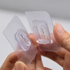 無痕貼子母扣 免打孔插排掛鈎 塑料置物架牆壁粘貼掛鈎無痕粘鈎