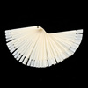 Nail fan -shaped nail nail polish peacock screen color card beauty armor color plate wholesale fan -shaped thick fan color card old fan